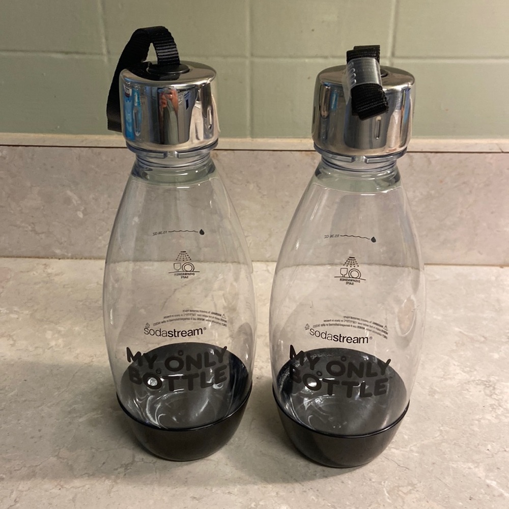 Soda stream water bottles